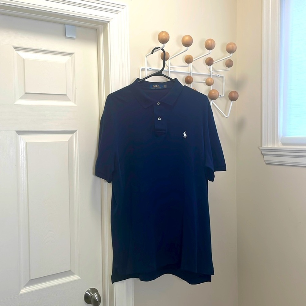 Ralph Lauren - Short Sleeve Polo Shirt - Navy - L